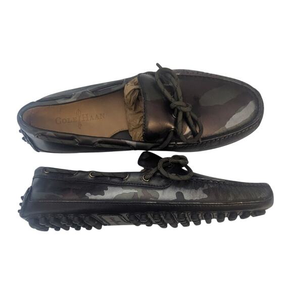 Cole Haan Other - Cole Haan mens camo comfort driving loafers slippers size 9
